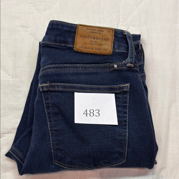 Lucky Brand Blue Skinny Jeans with Tapered Leg Size 27 - Picture 10 of 10